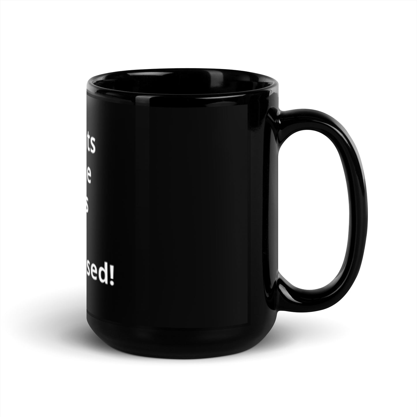 Black Glossy Mug